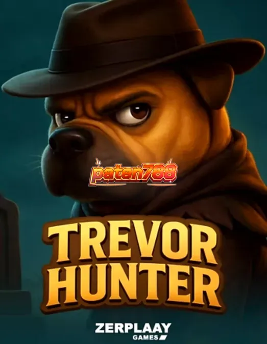 Trevor sang anjing Shar Pei sedang berpetualang di pemakaman kuno dalam slot Trevor Hunter