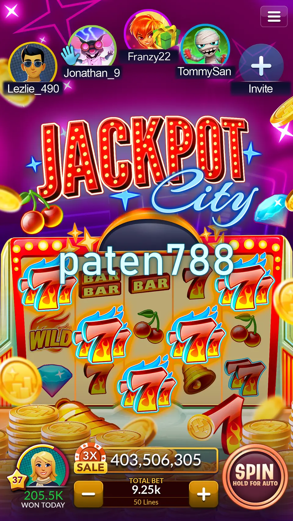 paten788 Tangkapan Layar - APK Resmi